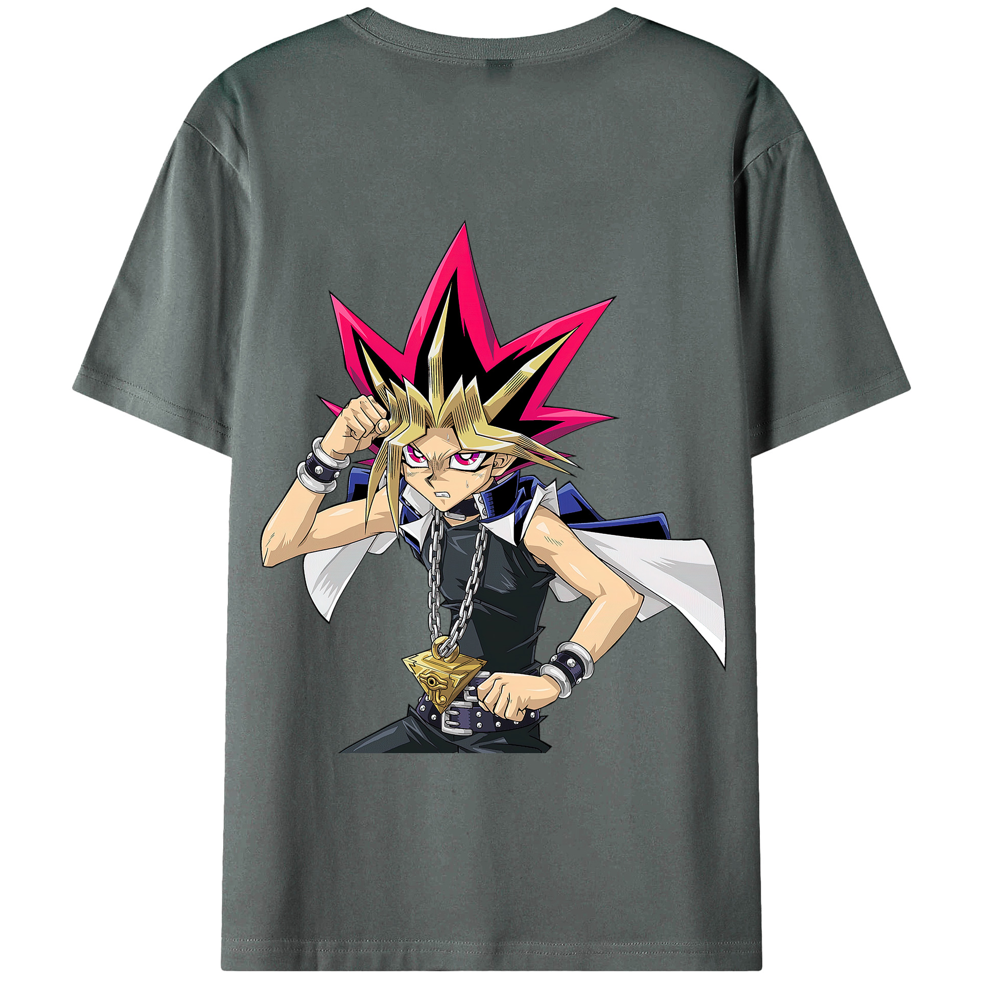 （画像用） 遊☆戯☆王 Yu-Gi-Oh! 綿100％半袖Tシャツ（背面プリント）